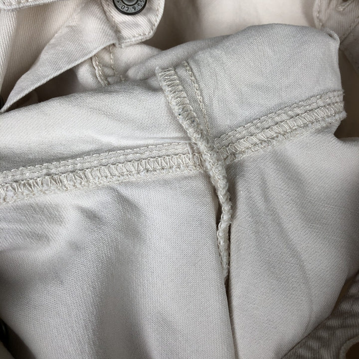 90'S Levi's RED TAB Long-Sleeve White Denim Shirt, Men's Size L (approx.), Vintage cotton white type Vintage Second Hand