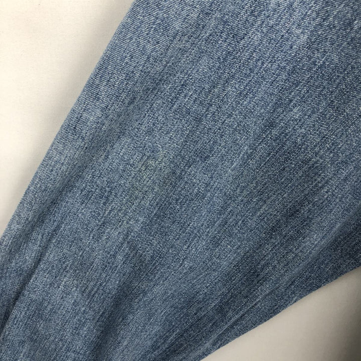 90s-00'S Calvin Klein Jeans Stand Collar Long Sleeve Denim Shirt, Men's Size M (approx.), Vintage cotton blue type Vintage Second Hand