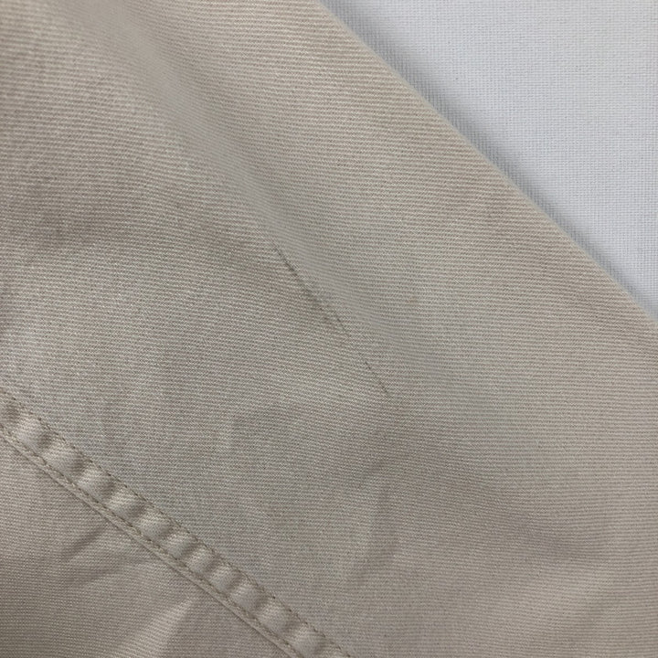 90s-00'S Levi's Jeans Long-Sleeve White Denim Shirt, Men's Size L (approx.), Vintage cotton ivory Vintage Second Hand