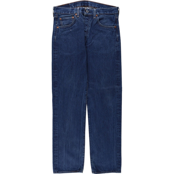 Levi's 501-0000 Straight Denim Pants, Men's W33 (approx.) cotton blue type Vintage Second Hand