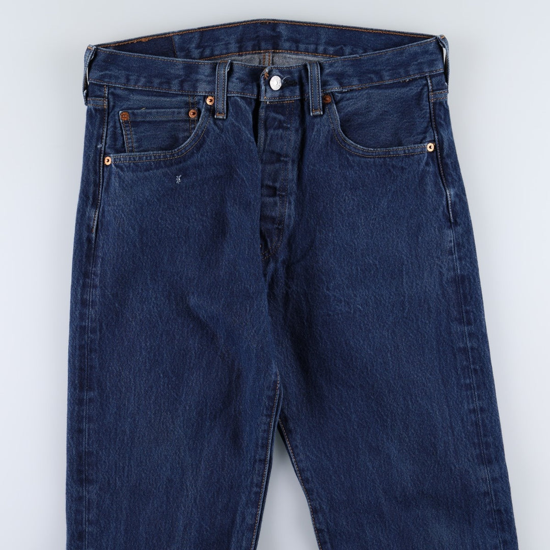 Levi's 501-0000 Straight Denim Pants, Men's W33 (approx.) cotton blue type Vintage Second Hand
