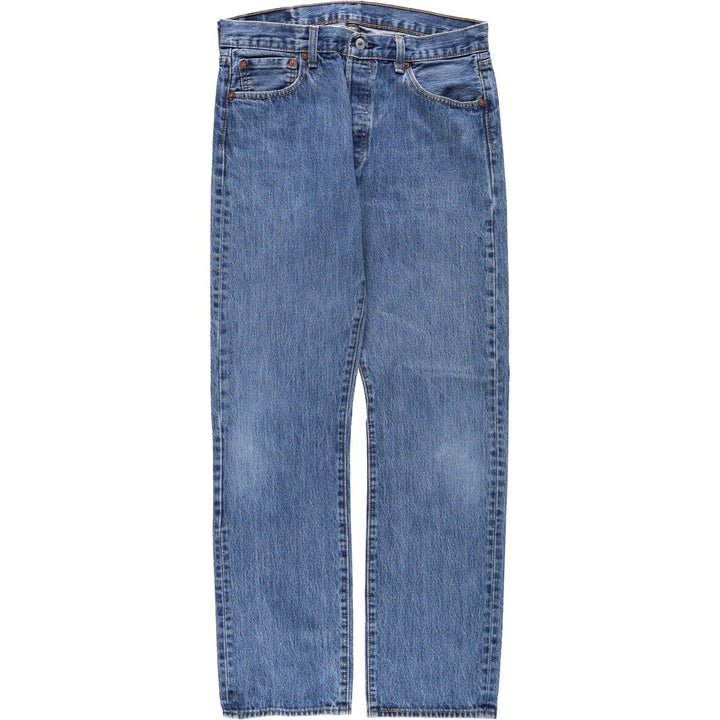 Levi's 501-0194 Straight Denim Pants, Men's W33 (approx.) cotton blue type Vintage Second Hand