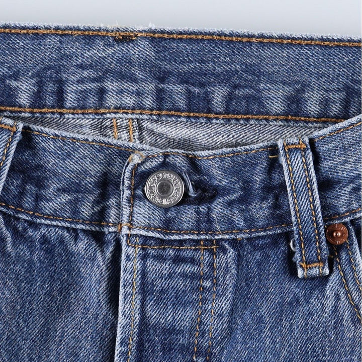Levi's 501-0194 Straight Denim Pants, Men's W33 (approx.) cotton blue type Vintage Second Hand
