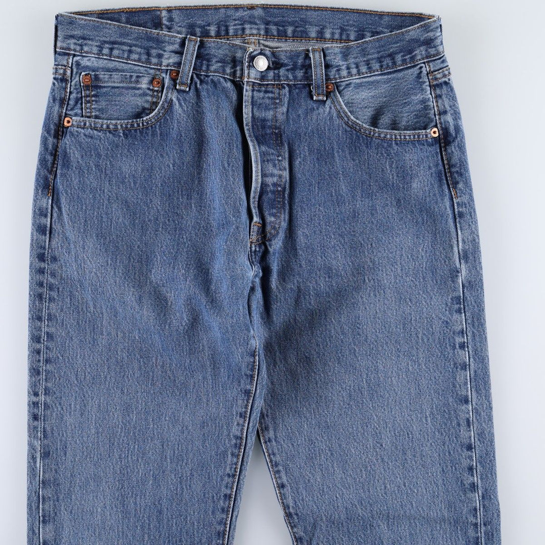 Levi's 501-0194 Straight Denim Pants, Men's W33 (approx.) cotton blue type Vintage Second Hand