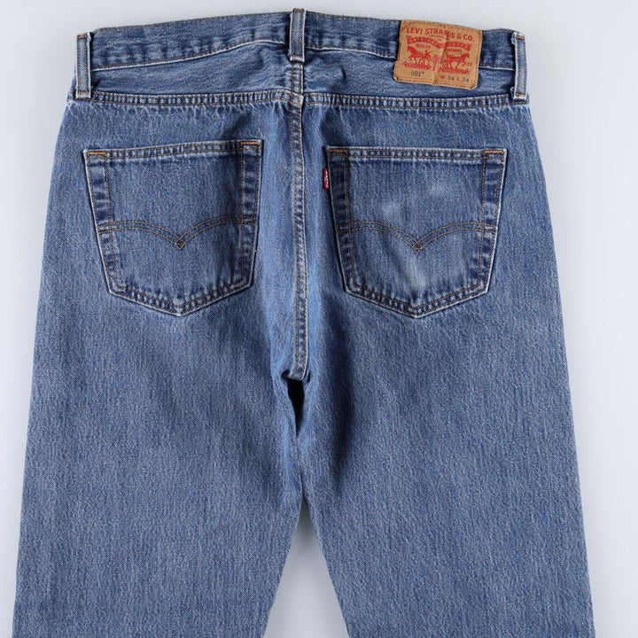 Levi's 501-0194 Straight Denim Pants, Men's W33 (approx.) cotton blue type Vintage Second Hand