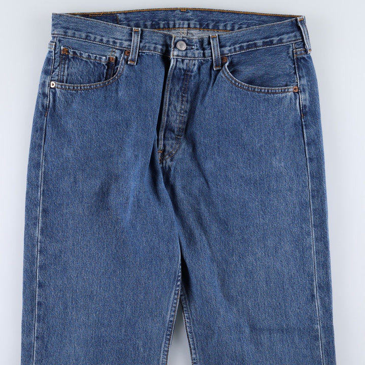2000'S Levi's 501-0114 Straight Denim Pants, Men's Size W34 (approx.) cotton blue type Vintage Second Hand