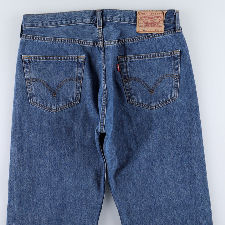 2000'S Levi's 501-0114 Straight Denim Pants, Men's Size W34 (approx.) cotton blue type Vintage Second Hand