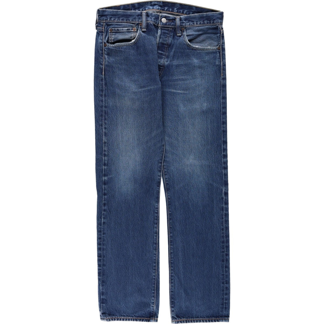 Levi's 501-2529 Straight Denim Pants, Men's W32 (approx.) cotton blue type Vintage Second Hand
