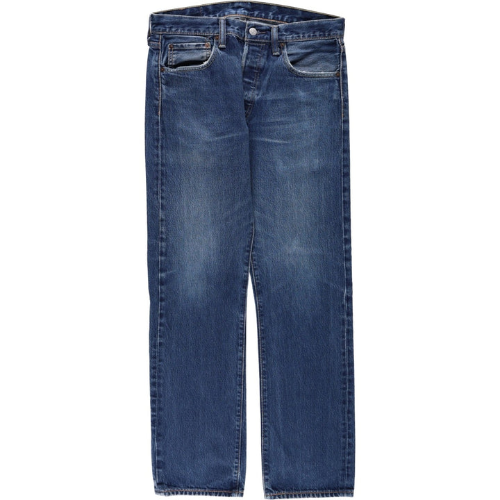 Levi's 501-2529 Straight Denim Pants, Men's W32 (approx.) cotton blue type Vintage Second Hand