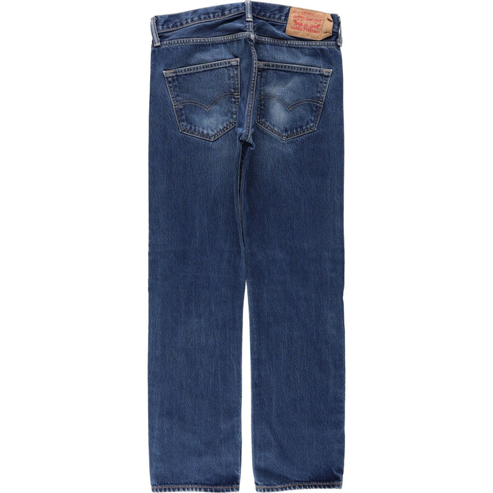 Levi's 501-2529 Straight Denim Pants, Men's W32 (approx.) cotton blue type Vintage Second Hand