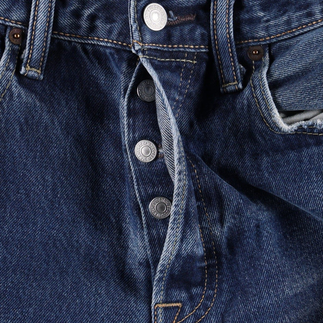 Levi's 501-2529 Straight Denim Pants, Men's W32 (approx.) cotton blue type Vintage Second Hand