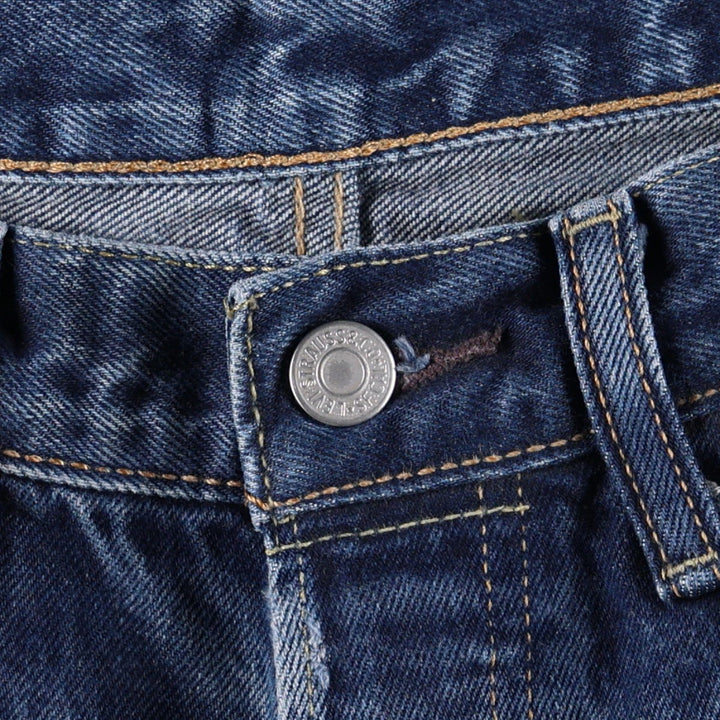 Levi's 501-2529 Straight Denim Pants, Men's W32 (approx.) cotton blue type Vintage Second Hand