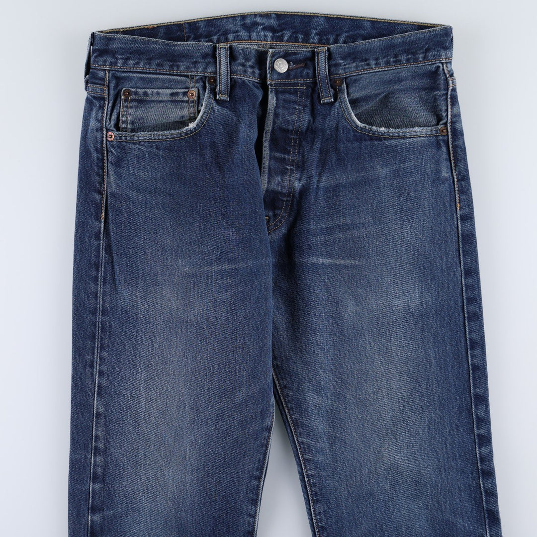 Levi's 501-2529 Straight Denim Pants, Men's W32 (approx.) cotton blue type Vintage Second Hand