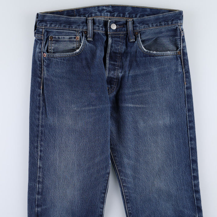 Levi's 501-2529 Straight Denim Pants, Men's W32 (approx.) cotton blue type Vintage Second Hand