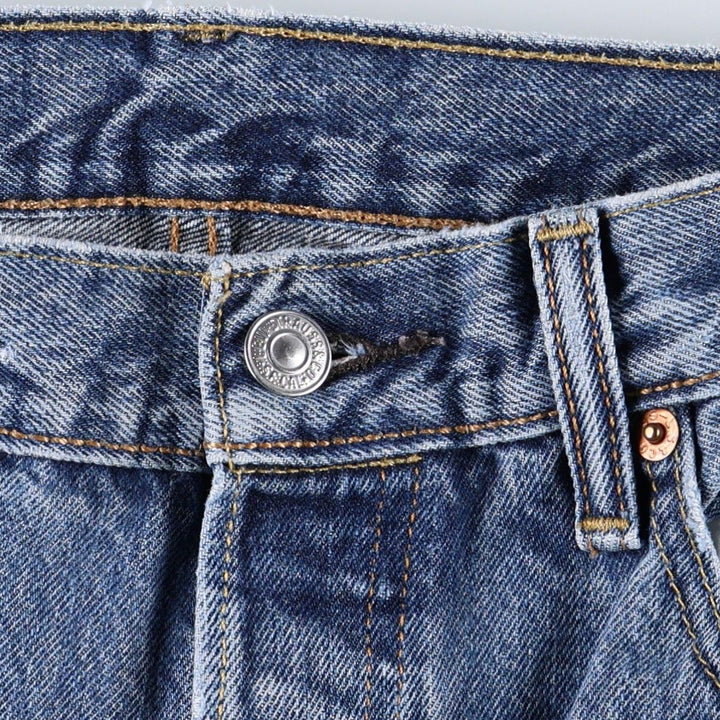 Levi's 501 straight denim pants for men, size W33 cotton blue type Vintage Second Hand