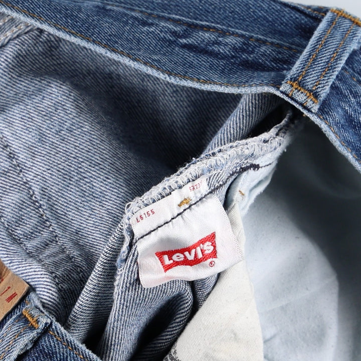 Levi's 501 straight denim pants for men, size W32 unclear blue type Vintage Second Hand