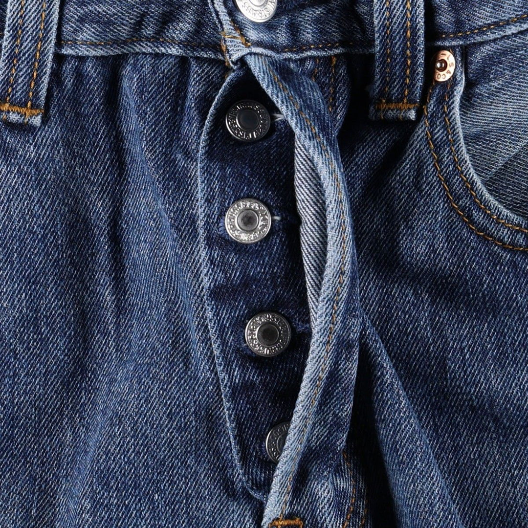 Levi's 501 straight denim pants for men, size W32 unclear blue type Vintage Second Hand