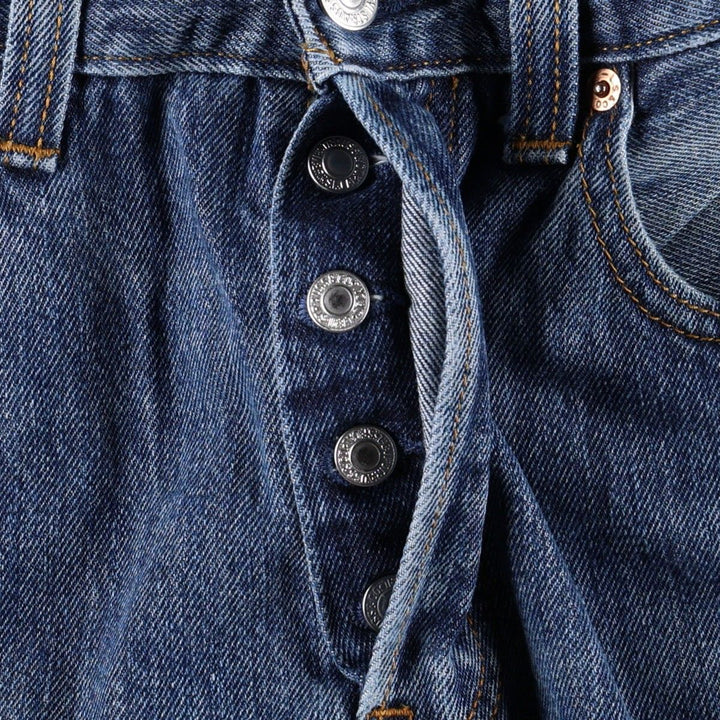 Levi's 501 straight denim pants for men, size W32 unclear blue type Vintage Second Hand
