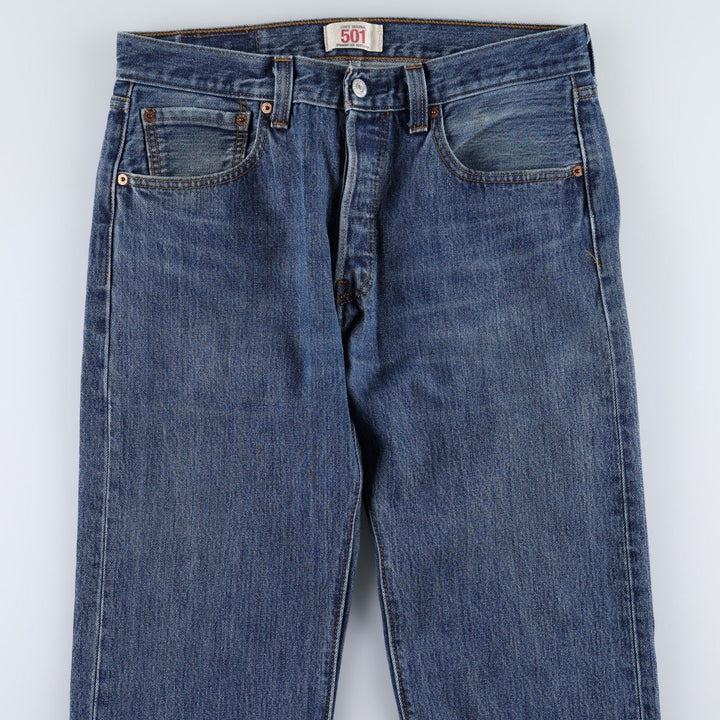 Levi's 501 straight denim pants for men, size W32 unclear blue type Vintage Second Hand