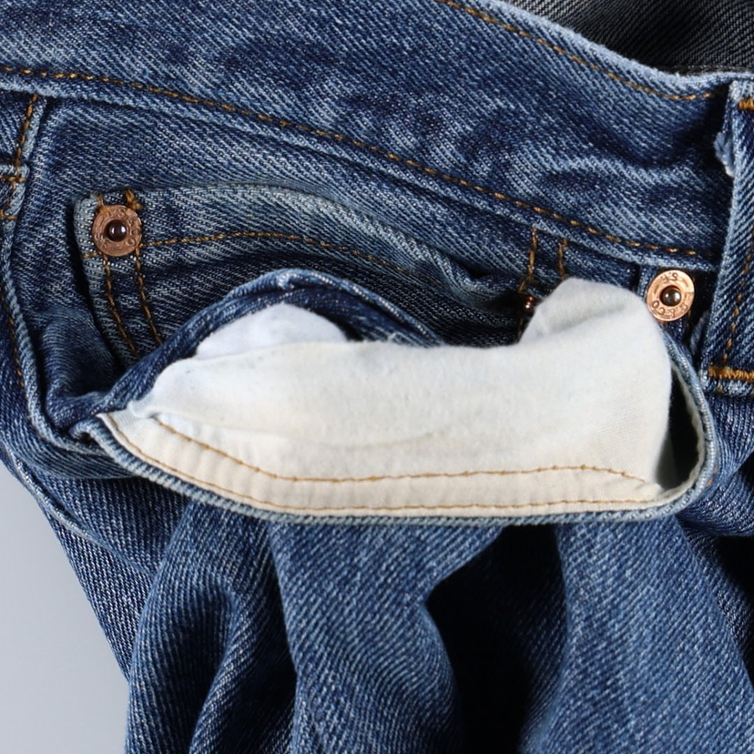 Levi's 501 straight denim pants for men, size W32 unclear blue type Vintage Second Hand
