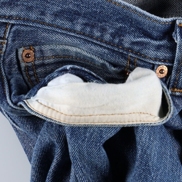 Levi's 501 straight denim pants for men, size W32 unclear blue type Vintage Second Hand