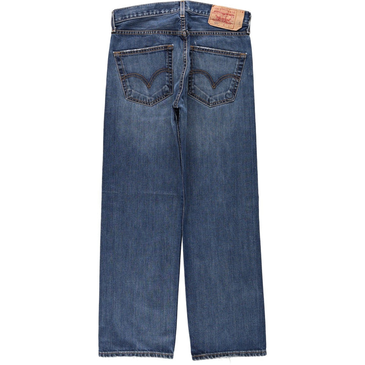 00'S Levi's 501 straight denim pants for men, size W32 cotton blue type Vintage Second Hand