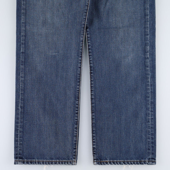 00'S Levi's 501 straight denim pants for men, size W32 cotton blue type Vintage Second Hand