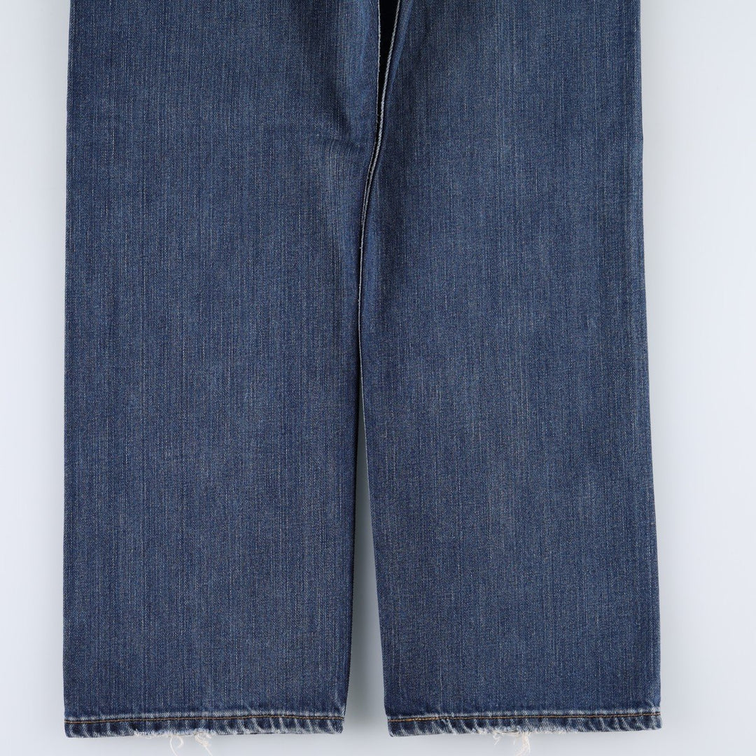 00'S Levi's 501 straight denim pants for men, size W32 cotton blue type Vintage Second Hand