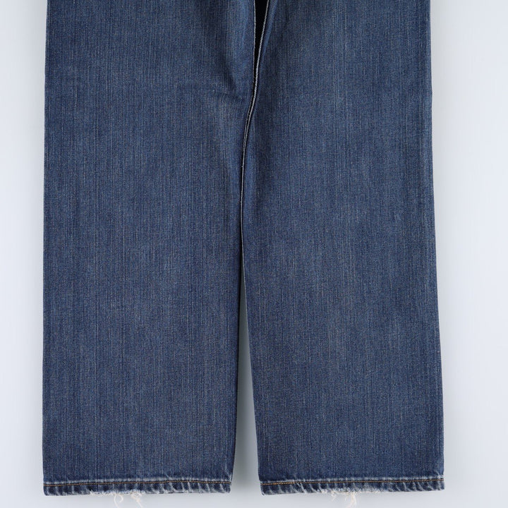 00'S Levi's 501 straight denim pants for men, size W32 cotton blue type Vintage Second Hand