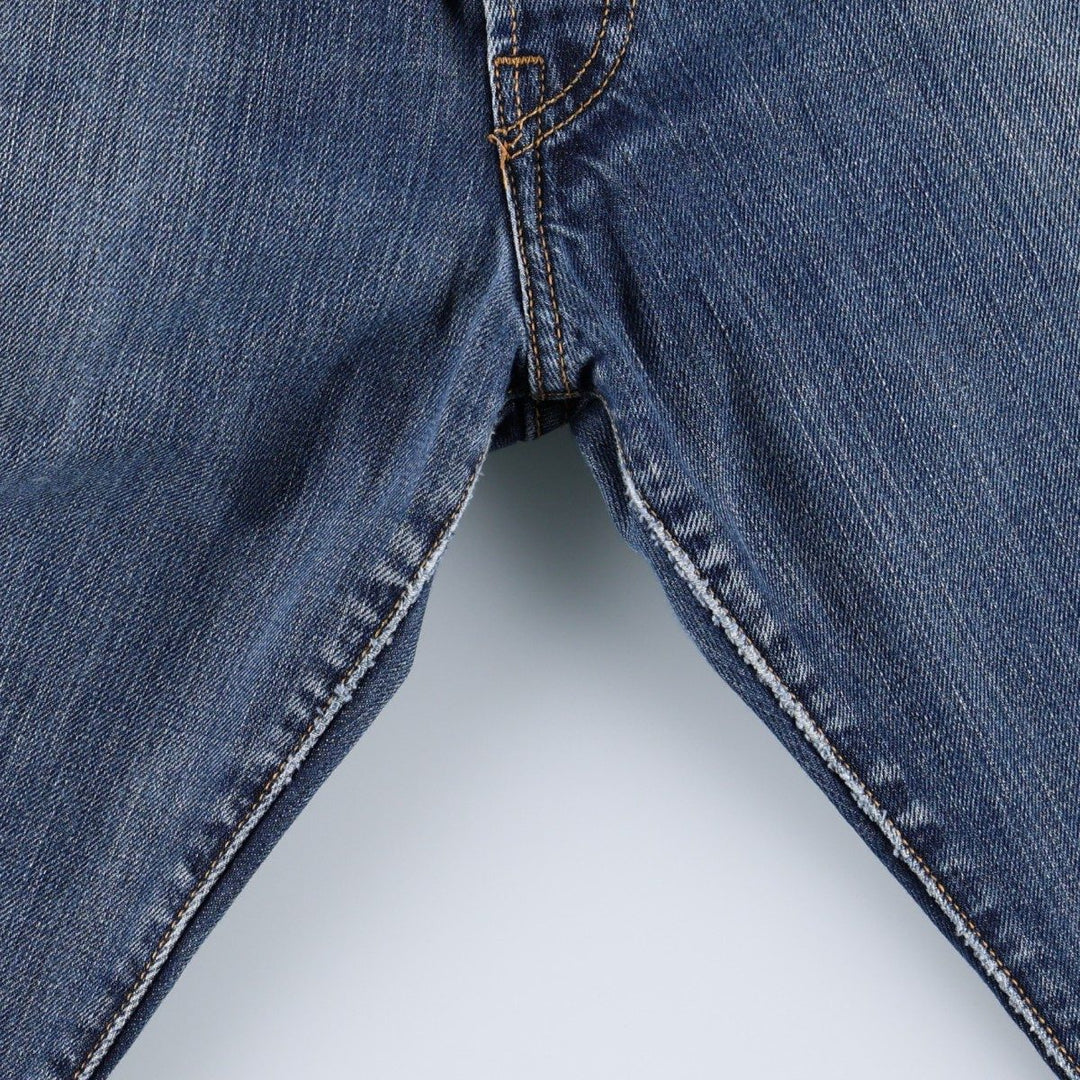 00'S Levi's 501 straight denim pants for men, size W32 cotton blue type Vintage Second Hand
