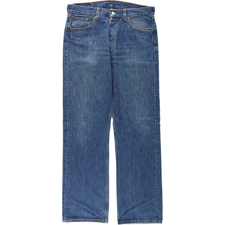 Levi's 501 Euro model straight denim pants for men, size W34 cotton blue type Vintage Second Hand