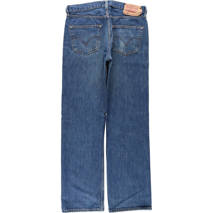Levi's 501 Euro model straight denim pants for men, size W34 cotton blue type Vintage Second Hand