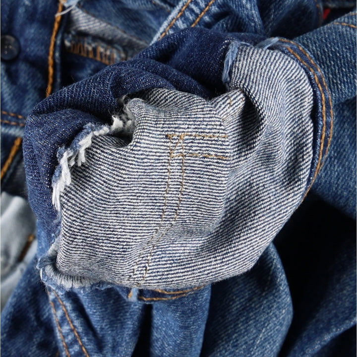 Levi's 501 Euro model straight denim pants for men, size W34 cotton blue type Vintage Second Hand
