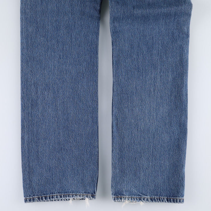 2000'S Levi's 501 Straight Leg Button-Fly Straight Denim Pants, Men's Size W34 (approx.) cotton blue type Vintage Second Hand