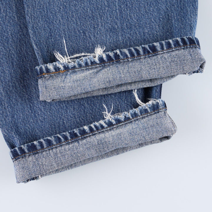 2000'S Levi's 501 Straight Leg Button-Fly Straight Denim Pants, Men's Size W34 (approx.) cotton blue type Vintage Second Hand