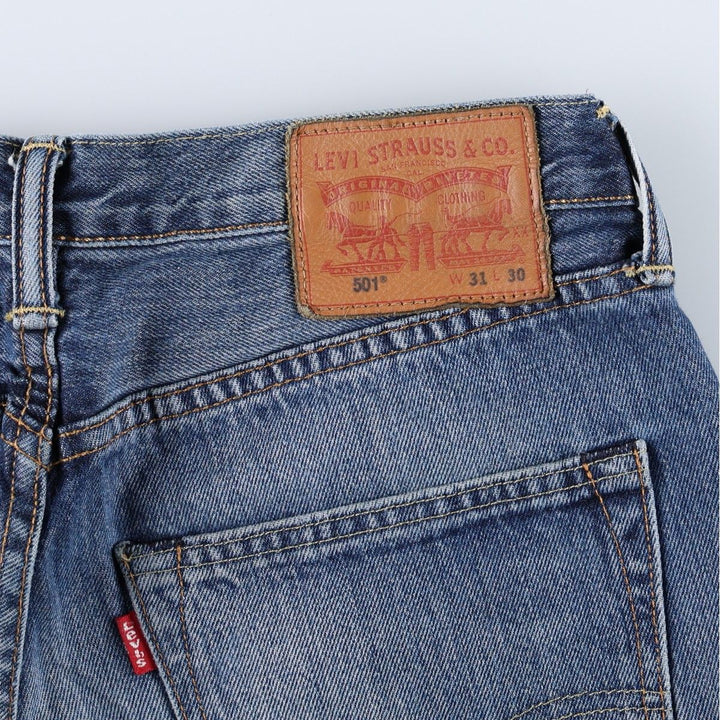 Levi's 501-2163 Straight Denim Pants, Men's W32 (approx.) cotton blue type Vintage Second Hand