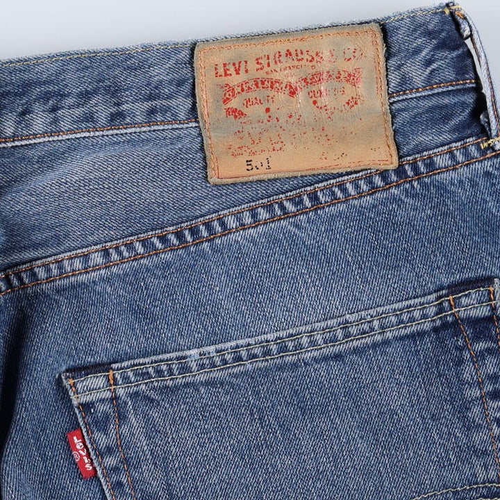 Levi's 501-1718 Straight Denim Pants, Men's W36 (approx.) cotton blue type Vintage Second Hand