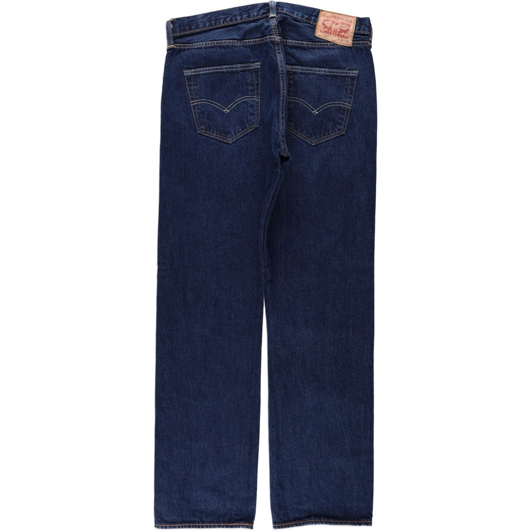 Levi's 501-0101 Straight Denim Pants, Men's Size W34 (approx.) cotton blue type Vintage Second Hand