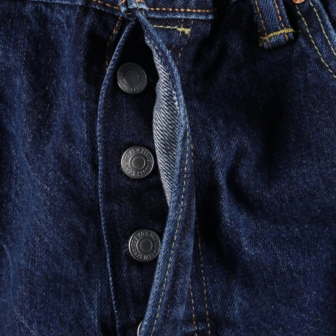 Levi's 501-0101 Straight Denim Pants, Men's Size W34 (approx.) cotton blue type Vintage Second Hand