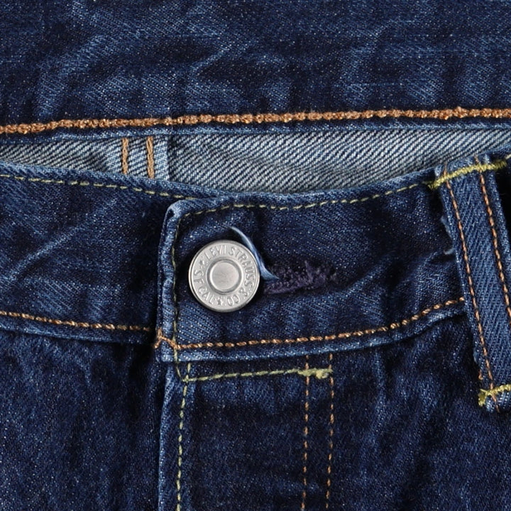 Levi's 501-0101 Straight Denim Pants, Men's Size W34 (approx.) cotton blue type Vintage Second Hand
