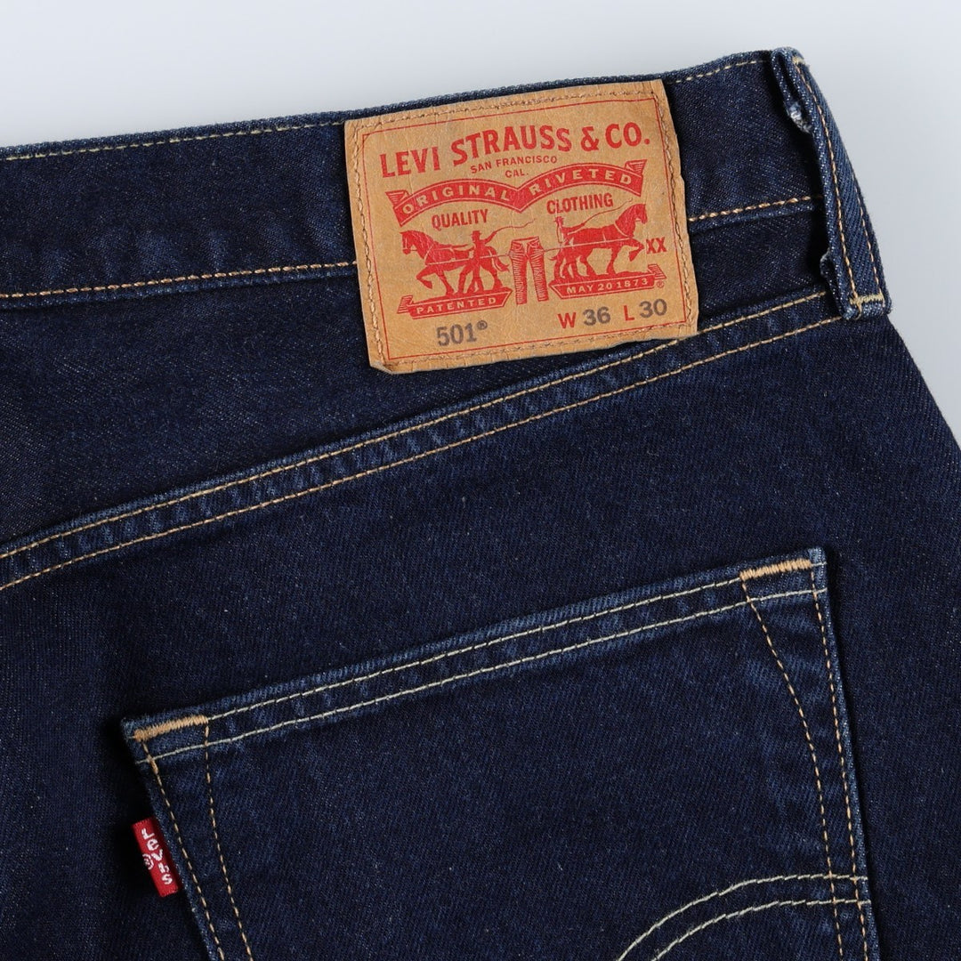 Levi's 501-2529 Straight Denim Pants, Men's W36 (approx.) cotton blue type Vintage Second Hand