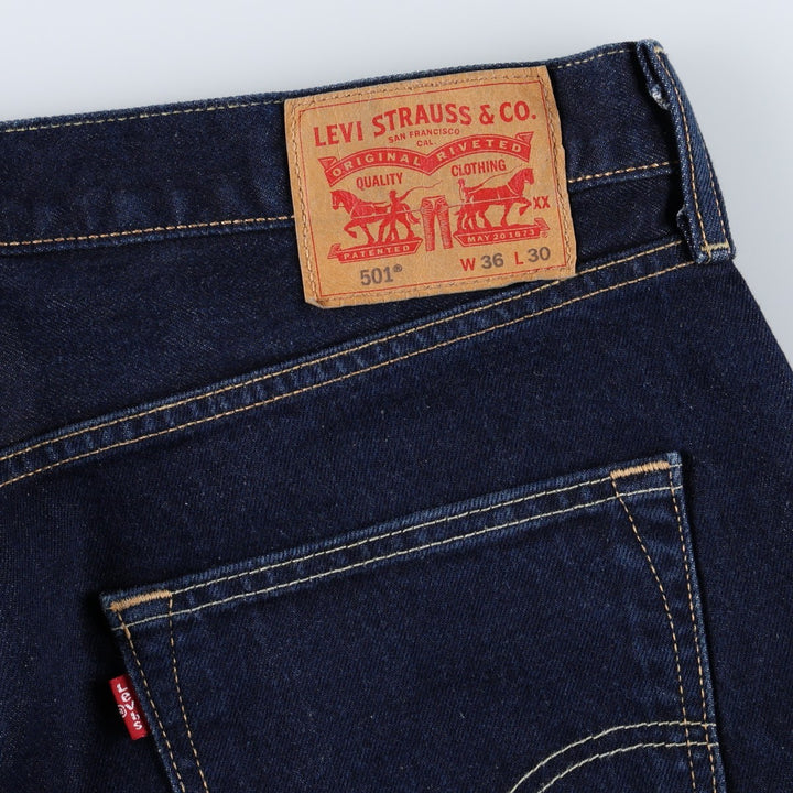 Levi's 501-2529 Straight Denim Pants, Men's W36 (approx.) cotton blue type Vintage Second Hand
