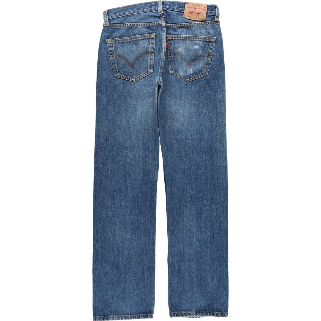 Levi's 501 Euro Model Straight Denim Pants Men's W32 cotton blue type Vintage Second Hand