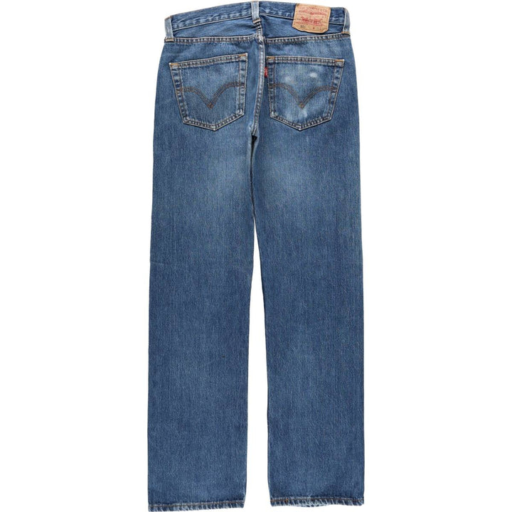 Levi's 501 Euro Model Straight Denim Pants Men's W32 cotton blue type Vintage Second Hand