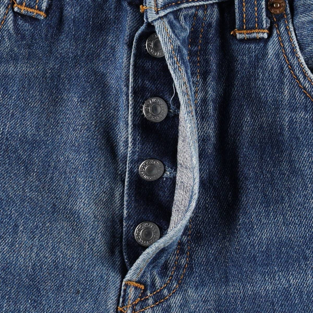 Levi's 501 Euro Model Straight Denim Pants Men's W32 cotton blue type Vintage Second Hand