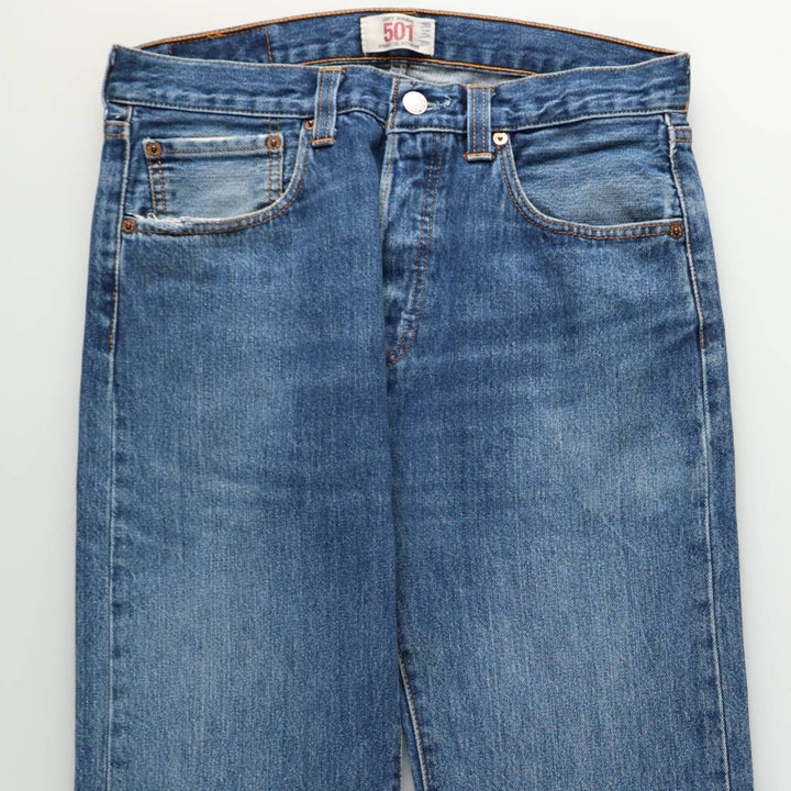 Levi's 501 Euro Model Straight Denim Pants Men's W32 cotton blue type Vintage Second Hand