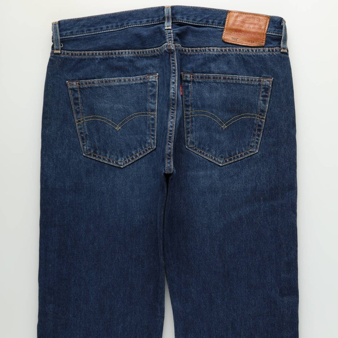 Levi's 501 Euro Model Straight Denim Pants Men's W36 cotton blue type Vintage Second Hand