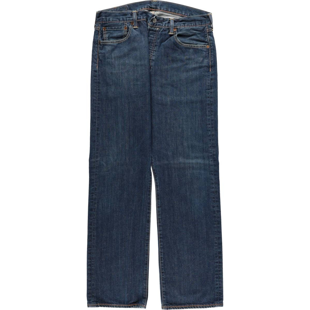 Levi's 501 Euro model straight denim pants for men, size W34 cotton blue type Vintage Second Hand