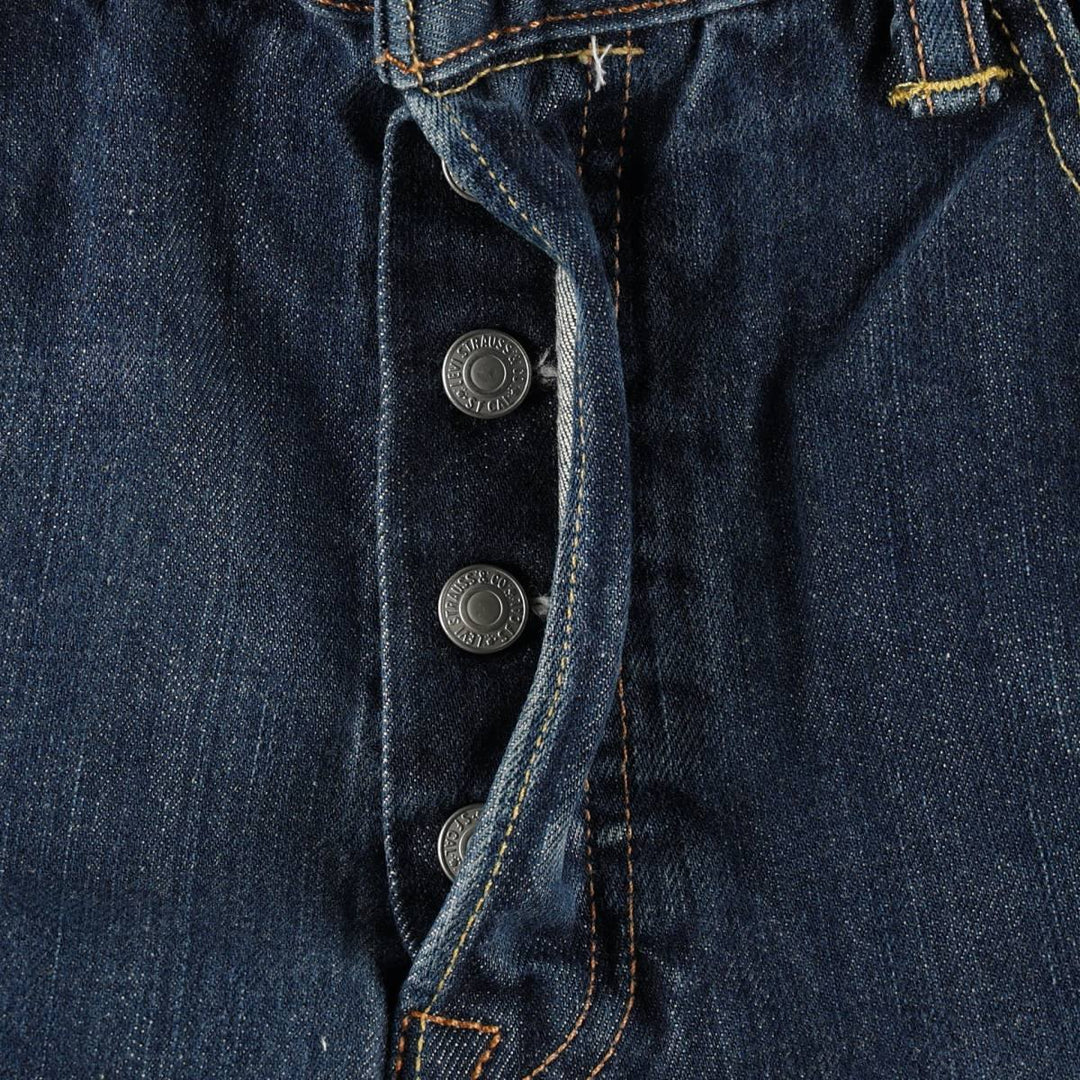Levi's 501 Euro model straight denim pants for men, size W34 cotton blue type Vintage Second Hand