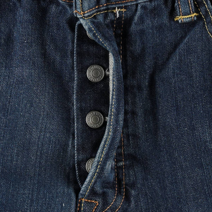 Levi's 501 Euro model straight denim pants for men, size W34 cotton blue type Vintage Second Hand